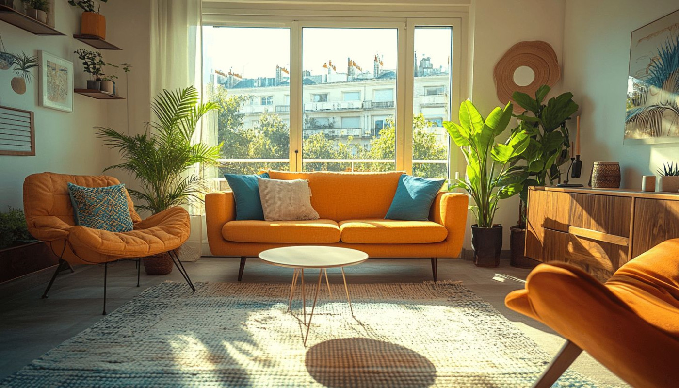 Ein sonniges Apartment in Marseille mit erfrischendem Design-Dekor