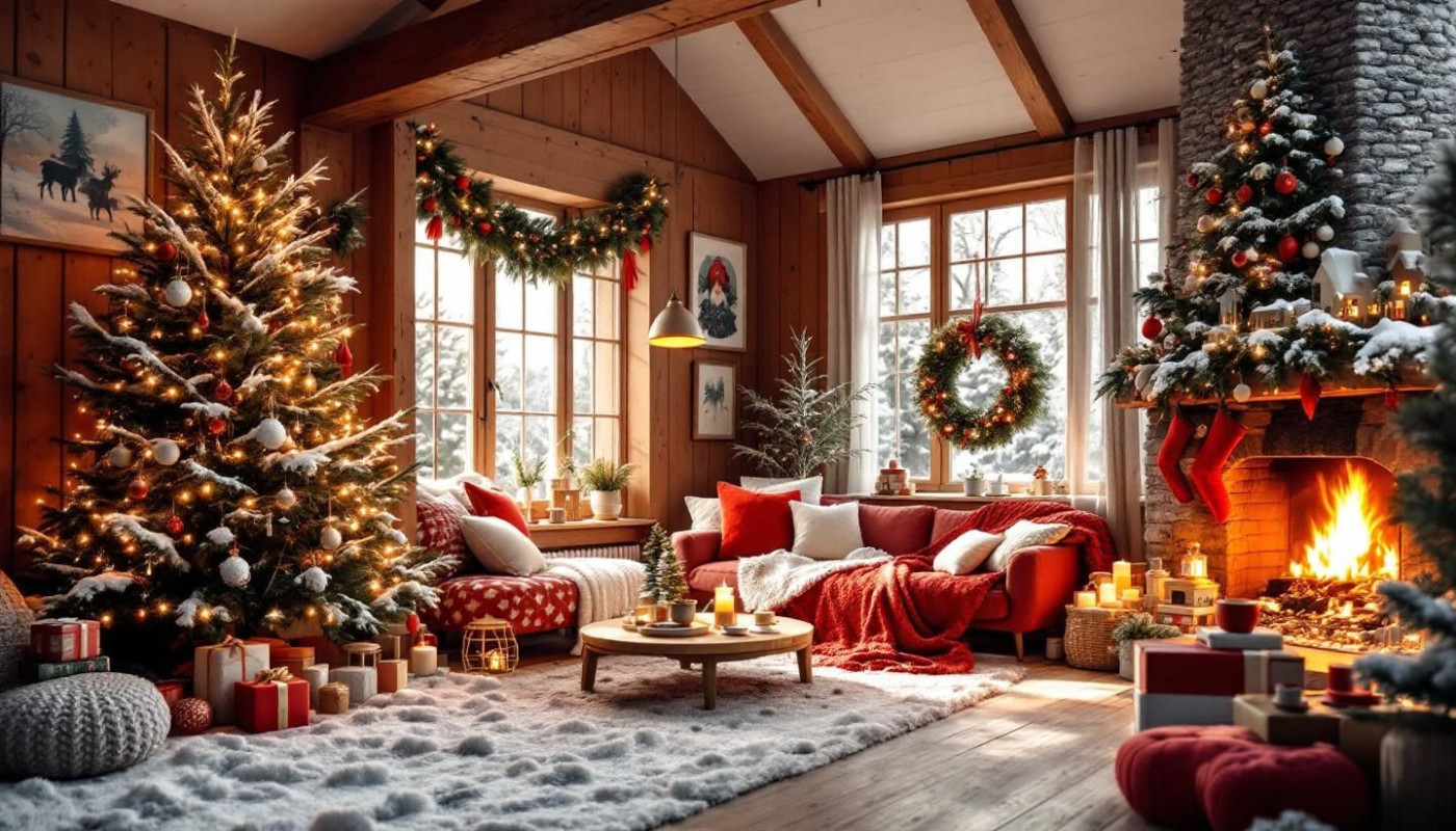 Ein Weihnachtliches Zuhause in Schweden