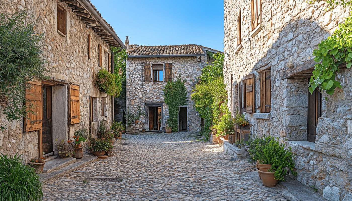 Gästehaus in Lagrasse: Ein mittelalterliches Gebäude im Design-Stil umgewandelt