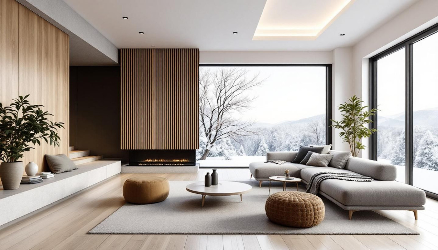 Wohnzimmer - Lassen wir uns von skandinavischer Deko inspirieren, um unsere Innenräume zu erwärmen.